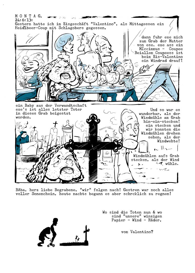 Phettberg Comic Seite 1